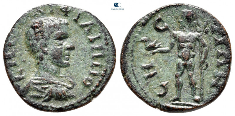 Thrace. Sestos. Philip II, as Caesar AD 244-246. 
Bronze Æ

17 mm, 3,34 g

...