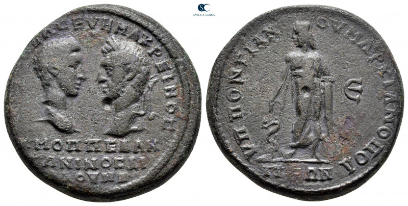 Moesia Inferior. Marcianopolis. Macrinus and Diadumenian AD 217-218. Pontianus, ...