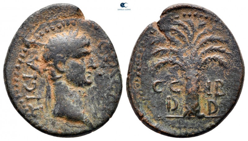 Epeiros. Buthrotum. Claudius AD 41-54. 
Bronze Æ

23 mm, 4,12 g

TI CLA [GE...