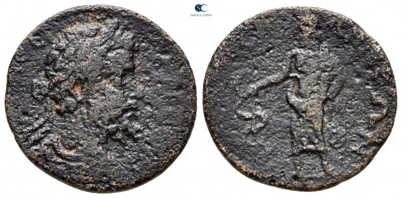 Achaia. Pellene. Septimius Severus AD 193-211. 
Assarion Æ

21 mm, 4,47 g

...