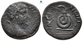 Messenia. Asine. Septimius Severus AD 193-211. Assarion Æ