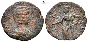 Arkadia. Phigaleia. Julia Domna. Augusta AD 193-217. Assarion Æ