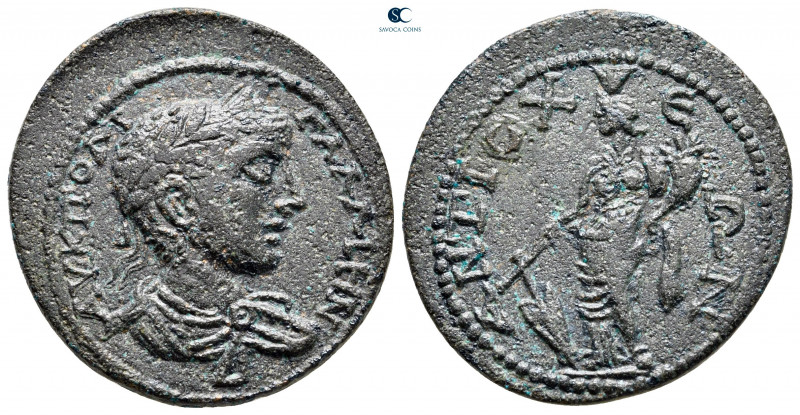 Caria. Antiocheia ad Maeander. Gallienus AD 253-268. 
Bronze Æ

28 mm, 9,19 g...