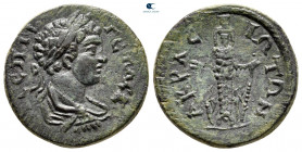 Lydia. Akrasos. Geta as Caesar AD 197-209. Bronze Æ