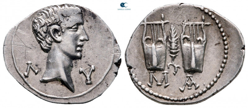 Lycia. Masikytes. Augustus 27 BC-AD 14. 
Drachm AR

19 mm, 3,49 g

Λ-Υ, bar...