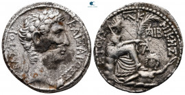 Seleucis and Pieria. Antioch. Augustus 27 BC-AD 14. Struck regnal year 26=5 BC. Tetradrachm AR