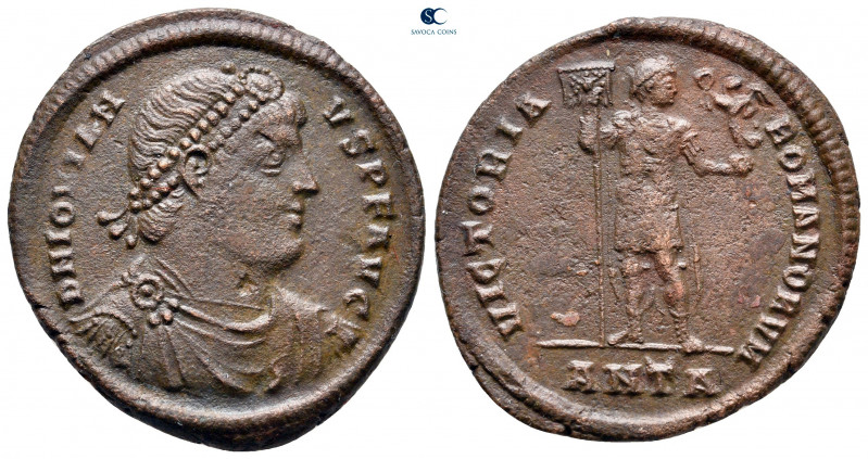 Jovian AD 363-364. Antioch
Double Maiorina Æ

29 mm, 8,46 g

D N IOVIANVS P...