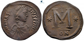 Anastasius I AD 491-518. Constantinople. 3rd officina. Follis or 40 Nummi Æ