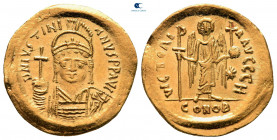 Justinian I AD 527-565. Constantinople. 8th officina. Solidus AV