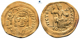 Justin II AD 565-578. Constantinople. 4th officina. Solidus AV