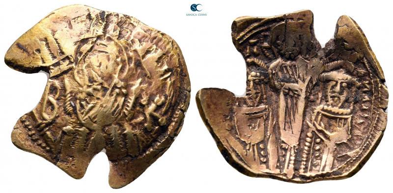 Andronicus II Palaeologus, with Michael IX AD 1282-1328. Constantinople
Hyperpy...
