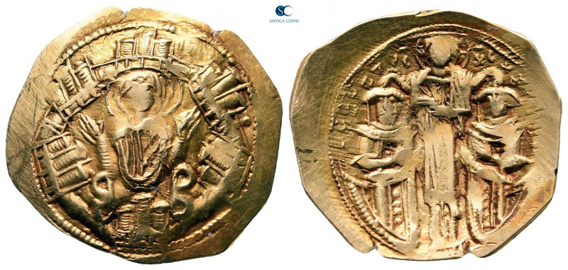 Andronicus II Palaeologus, with Michael IX AD 1282-1328. Constantinople
Hyperpy...