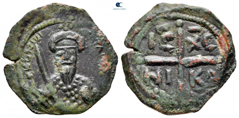 Tancred AD 1101-1103. Antioch
Follis Æ

21 mm, 4,00 g

Cuirassed bust of Ta...