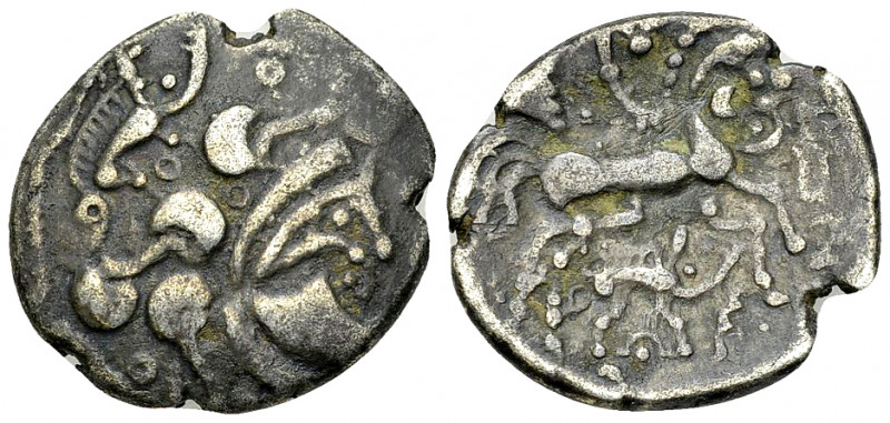 Baiocassi AR Stater, c. 100-50 BC 

Celtic Gaul. Baiocassi. AR Stater (21-23 m...