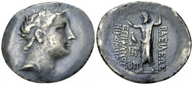 Nikomedes III Euergetes AR Tetradrachm 

Kings of Bithynia. Nikomedes III Euergetes (127-94 BC). AR Tetradrachm (29-34 mm, 14.44 g). Nikomedeia mint...