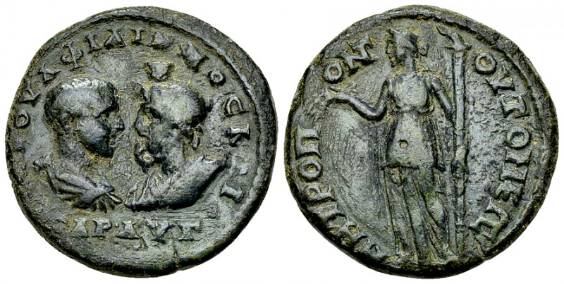 Philippus II AE26, Tomis 

Philippus II Caesar (244-247 AD). AE26 (10.98 g). M...