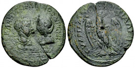 Gordianus III with Tranquillina AE27, Anchialus 

Gordian III (238-244 AD), with Tranquillina. AE27 (10.79 g), Anchialus, Thrace.
Obv. AVT K M ANT ...