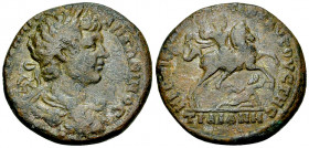 Caracalla AE29, Augusta Traiana 

Caracalla (198-217 AD). AE29 (13,58g). Thrace, Augusta Traiana. Quintus Sicinnius Clarus Pontianus, magistrate.
O...