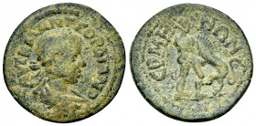 Gordianus III AE21, Germe 

Gordianus III (238-244 AD). AE21 (4.17 g). Mysia, Germe.
Obv. ΑVΤ Κ Μ ΑΝΤ ΓΟΡΔΙΑΝΟϹ, Laureate, draped and cuirassed bus...