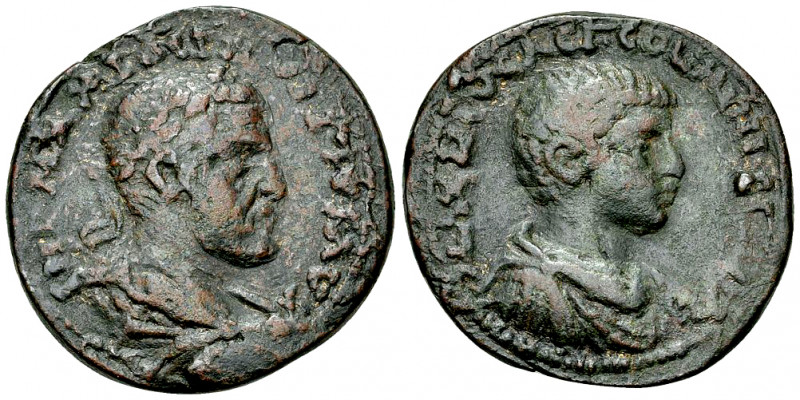 Maximinus I with Maximus AE33, Ninica-Claudiopolis 

Maximinus I Thrax (235-23...