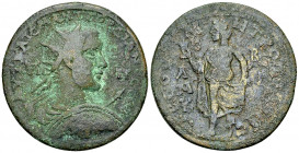 Gordianus III AE37, Tarsus 

Gordianus III (238-244 AD). AE37 (30.58 g). Cilicia, Tarsus.
Obv. AYT K M ANT ΓOPΔIANOC CEB / Π Π, Radiate, draped and...