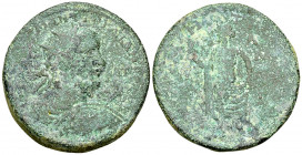 Gordianus III AE37, Tarsus 

Gordianus III (238-244 AD). AE37 (34.74 g). Cilicia, Tarsus.
Obv. AYT K M ANT ΓOPΔIANOC CEB / Π Π, Radiate, draped and...