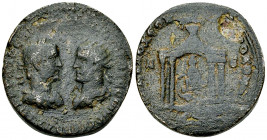 Trebonianus Gallus and Volusianus AE31, Antiochia 

Trebonianus Gallus and Volusianus (251-253 AD). AE31 (18.51 g). Syria, Seleucis and Pieria, Anti...