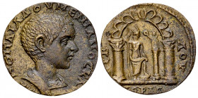 Diadumenianus AE22, Byblos 

Diadumenian (217-218 AD). AE22 (10.39 g), Phoenicia, Byblos.
Obv. M OΠ ΔIAΔOYMENIANOC KAI, Bareheaded and cuirassed bu...