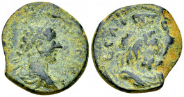 Commodus AE24, Aelia Capitolina 

Commodus (177-192 AD). AE24 (13.07 g), Judaea, Aelia Capitolina (Jerusalem), c. 180-182.
Obv. IMP CAES M AVR COMM...