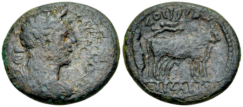 Hadrianus AE31, Caesarea Maritima 

Hadrianus (117-138 AD). AE31 (19.63 g). Ju...