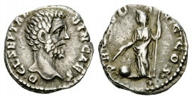 Clodius Albinus AR Denarius, Providentia reverse 

Clodius Albinus (193-196&nbsp;AD). AR Denarius (17 mm, 3.36 g), Rome.
Obv. D CL SEPT ALBIN CAES,...