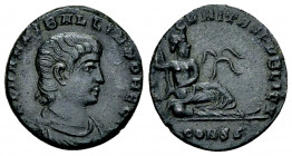 Hannibalianus AE Nummus, Constantinople 

Hanniballianus (335-337 AD). AE Nummus (15 mm, 1.71 g), Constantinople.
Obv. FL HANNIBALLIANVS REGI, Bare...