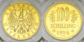 Austria, AV 100 Schilling 1926, PL60 

Austria. AV 100 Schilling 1926.
KM 2842.

PCGS PL60.