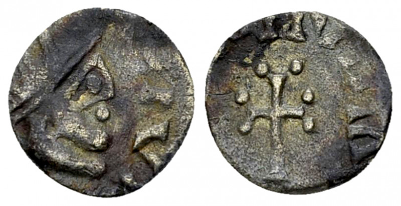 Poitiers, AR Denier, c. 700-735 

Monnaies Mérovingiennes. Poitiers. Anonyme. ...