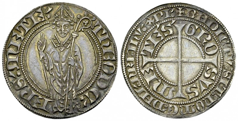 Metz, AR Gros s.d. 

France. Metz, Evêché de. Thierry V de Boppard (1365-1384)...