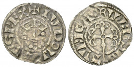 Louis VII, AR Denier, Bourges 

France, Royaume. Louis VII (1137-1180). AR Denier (19 mm, 0.80 g), Bourges.
Dupl. 134; Ciani 119.

TTB.