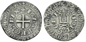 Jean II le Bon, AR Gros tournois 

France, Royaume. Jean II le Bon (1350-1364). AR Gros tournois (24 mm, 2.72 g). Monnayage spécial pour Languedoc....