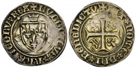 Louis XI AR blanc à la couronne 

France, Royaume. Louis XI (1461-1483). AR Blanc à la couronne n.d. (27 mm, 2.79 g), Châlons-en-Champagne.
Dy. 550...