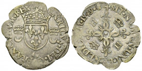Henri II, AR Douzain aux croissants 1549, Poitiers 

France, Royaume. Henri II (1547-1559). AR Douzain aux croissants 1549 (25-26 mm, 2.59 g), Poiti...