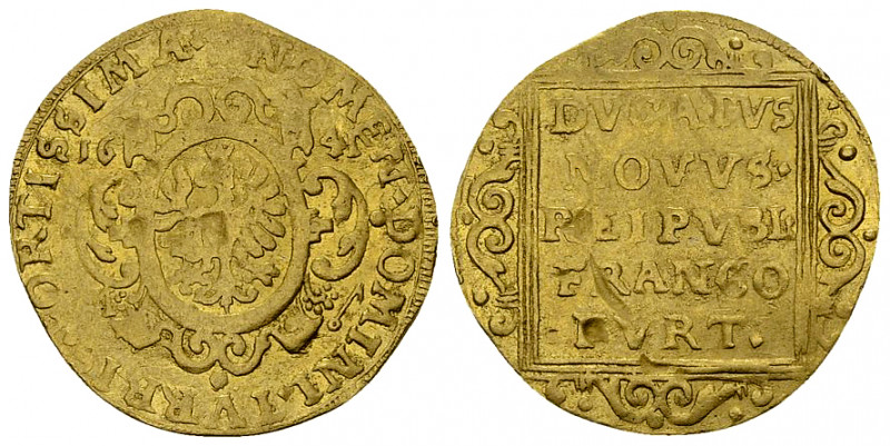 Frankfurt, AV Dukat 1641 

Deutschland. Frankfurt, Stadt. AV Dukat 1641 (22 mm...