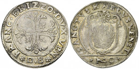 Francesco Erizzo, AR Scudo della croce 

Italia, Venezia. Francesco Erizzo (1631-1646). AR Scudo della croce da 140 Soldi (42 mm, 31.52 g).
 D. FRA...