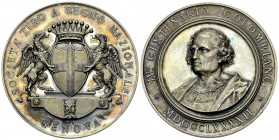 Genova, AR Medaglia 1892 

Italia. Genova. AR Medaglia 1892 (46 mm, 40.88 g), Società tiro a segno nazionale/IV° Cenetenario Colombiano.

Rara. Co...