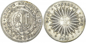 Genf, AR Taler 1795 

Schweiz. Genf, Stadt. AR Taler 1795 (41 mm, 30.41 g).
 HMZ 2-339h.
Gutes schön.
