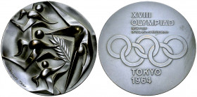 Tokyo 1964, Olympic Games AE Participant's Medal 

A Collection of Olympic Medals. Japan. The XVIII. Olympiad, Tokyo 1964. AE Participant's Medal (6...