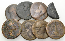 Lot of 8 Roman imperial AE middle bronzes 

The Roman Empire. Lot of 8 (eight) Roman imperial AE middle bronzes.

Fair/fine. (8)

Lot sold as is...
