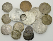 St. Gallen, Lot von 15 Kantonalmünzen 

Schweiz, St. Gallen, Abtei/Stadt/Kanton. Lot von 15 (fünfzehn) Kantonalmünzen.

Unterschiedlich erhalten. ...