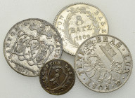 Schweiz, Lot von 4 Kantonalmünzen 

Schweiz. Lot von 4 (vier) Kantonalmünzen (Basel, Genf, Graubünden).

Sehr schön. (4)

Lot verkauft wie beseh...