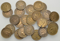 USA, Lot of 25 Indian Head cents 

USA. Lot of 25 (twenty-five) Indian Head cents.

Mostly very fine and better. (25)

Lot sold as is, no return...