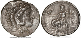 MACEDONIAN KINGDOM. Alexander III the Great (336-323 BC). AR tetradrachm (29mm, 5h). NGC Choice VF. Lifetime-early posthumous issue of 'Pella', ca. 32...