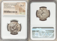 MACEDONIAN KINGDOM. Alexander III the Great (336-323 BC). AR tetradrachm (26mm, 5h). NGC Choice Fine. Posthumous issue of 'Babylon', ca. 323-317 BC. H...